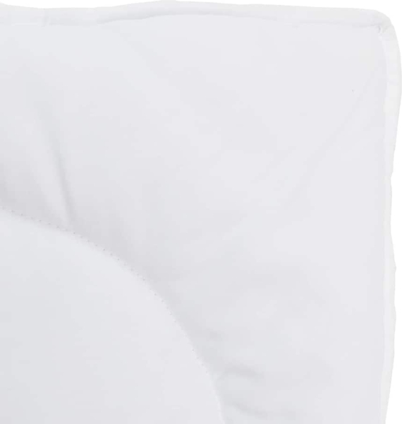 vidaXL Decke mit Kissen 3 pcs Weiß Mikrofaser und Daunenfedern 3377891 Bild 8