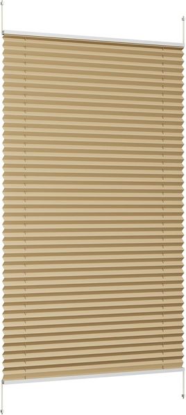 Sekey Plissee Faltrollo Klemmfix ohne Bohren Creme 70x100cm Bild 2