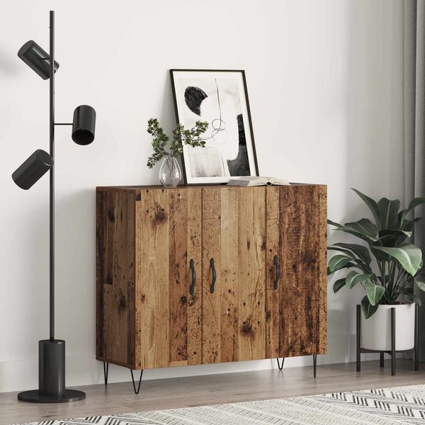 vidaXL Sideboard Altholz 90 x 32,5 x 80 cm Holzwerkstoff 879582