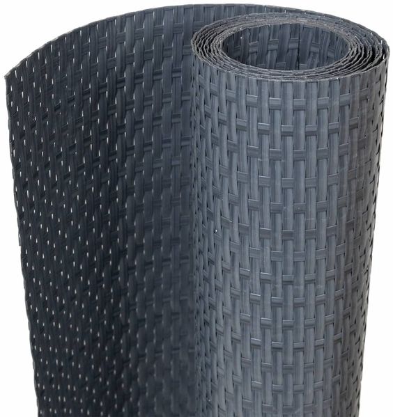 vidaXL Balkon-Sichtschutz Anthrazit 1000x100 cm Poly Rattan 156249 Bild 2