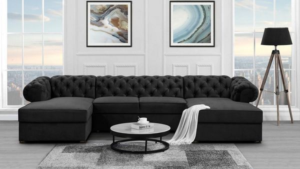 Beautysofa Ecksofa mit Schlaffunktion und zwei Bettkasten Chester U, hochwertige, exklusive Möbel, modernes Design, Bettfunktion