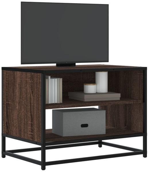 vidaXL TV-Schrank Braun Eichen-Optik 61x40x46 cm Holzwerkstoff Metall 848883