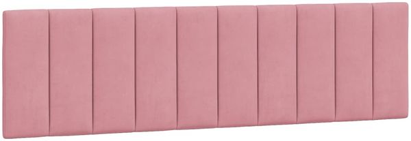 vidaXL Bettgestell mit LED ohne Matratze "Hanko" Rosa 180x200 cm Samt 3213798 Bild 10