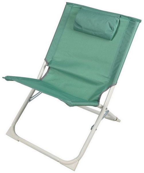 Sunnydays 49 x 62 x 61 cm Strandstuhl mit integriertem Kissen Strandhocker Campingstuhl Klappstuhl Faltstuhl