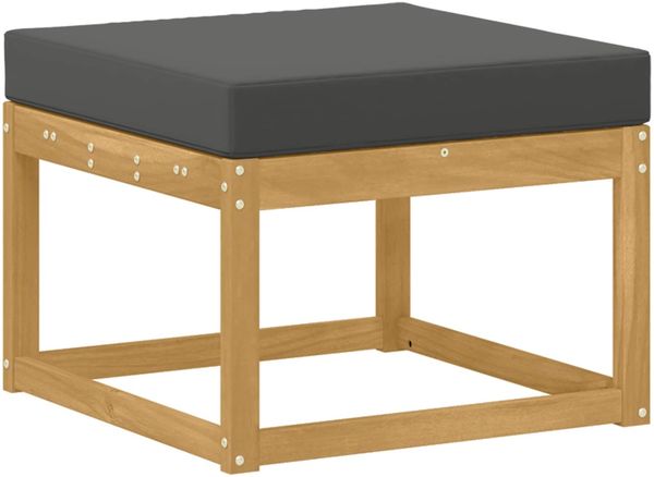 vidaXL Outdoor-Sofagarnitur mit Kissen 9 pcs Weiß und Anthrazit 3388081 Bild 5