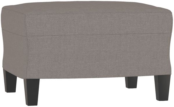 vidaXL 3-Sitzer-Sofa mit Hocker Taupe 180 cm Stoff 3201044 Bild 5