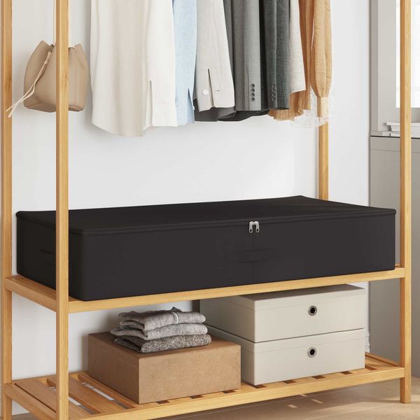 vidaXL Aufbewahrungsbox Anthrazit 100 x 50 x 18 cm Vliesstoff 42024596