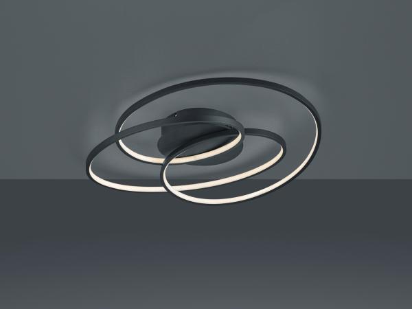 LED Deckenlampe, Ring Design, Switch Dimmer, L 60 cm, GALE