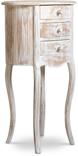livasia Nachttisch livasia Bali, eleganter Nachttisch mit Schubladen, Teakholz 31x41x70cm