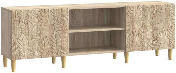 vidaXL TV-Schränk 150 x 31 x 50 cm Sonoma-Eiche Holzwerkstoff 895147