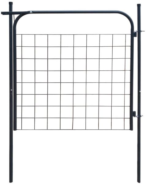 vidaXL Gartentor 100x100 cm Anthrazit 142293