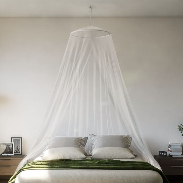 vidaXL Moskitonetz für Bett 220 Mesh Weiß 56x56x220 cm 4010051