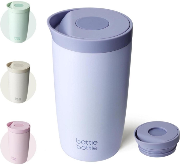 Thermobecher 350ml auslaufsicher Edelstahl Travel Mug Isolierbecher