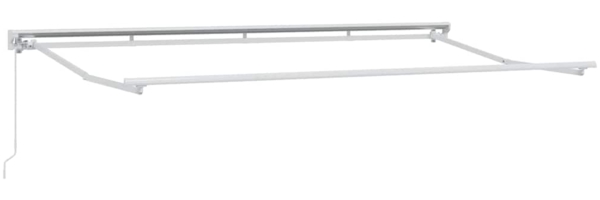 vidaXL Einziehbare Markise Bunt gestreift 400x200 cm Stoff 3329847 Bild 4