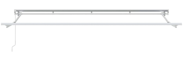 vidaXL Einziehbare Markise Bunt gestreift 400x200 cm Stoff 3329847 Bild 6