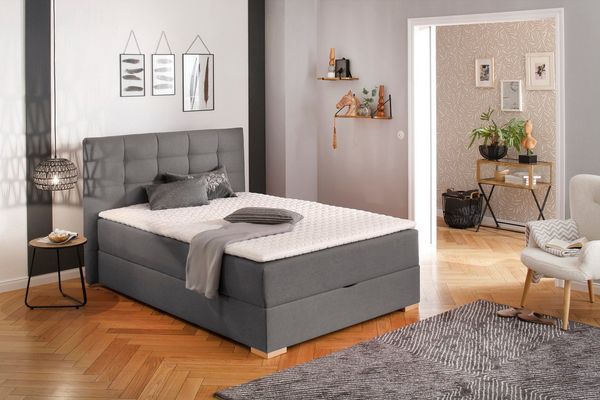 Home affaire Boxbett Olivet, in 4 Farben, 4 Breiten, 2 Matratzenarten, auch in Überlänge 220 cm