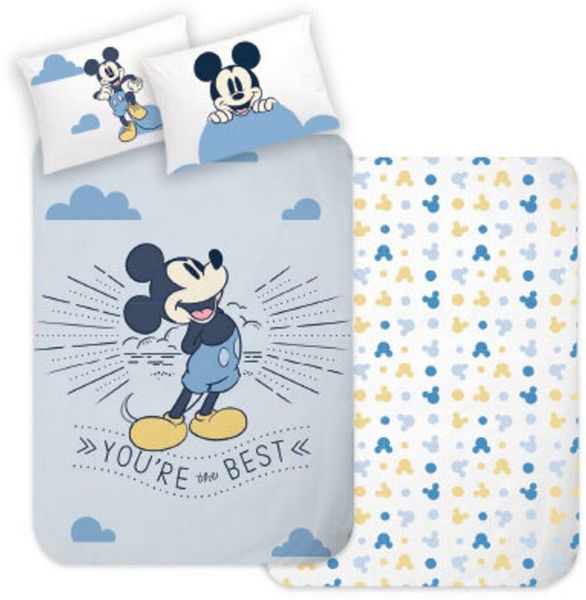 Disney Mickey Mouse Babybettwäsche MM2430123 100x135 cm + 40x60 cm