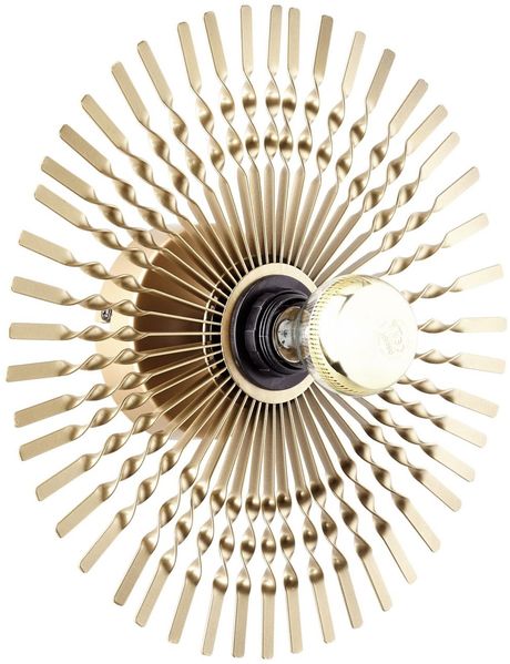 Brilliant Leuchten No. 99277-16 Wandleuchte Mendoza 33cm gold E27