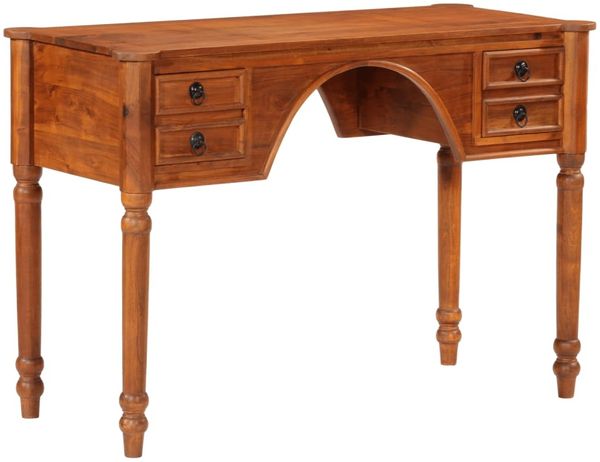 vidaXL Schreibtisch mit Schubladen 110x50x76 cm Massivholz Akazie 356974