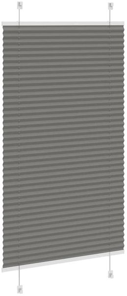 vidaXL Plissee Anthrazit 75x150 cm Stoffbreite 74,4 cm Polyester 4015087 Bild 4