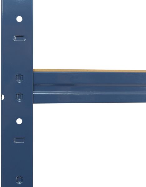 shelfplaza HOME 230x23x40 cm Schwerlastregal in blau mit 7 Böden und 125 kg Traglast pro Boden Bild 3