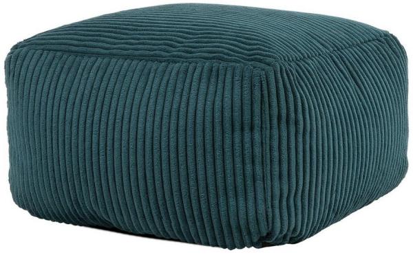 icon Sitzpuff „Theo“, Cord, Fußhocker für das Wohnzimmer, Sitzhocker, Sitzpouf, Sitzsack Hocker Groß, Sitzkissen