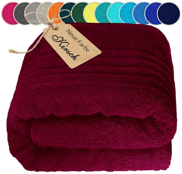 Lashuma Saunatuch XXL Handtuch London, Frottee (1-St), großes Badetuch Damen & Badehandtuch Herren 80x200 - Saunahandtuch
