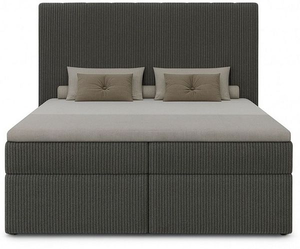 MARPUR Boxspringbett NERO MIL (Boxspringbett, Bettkasten, Matratze), Bettkasten inkl. Matratze