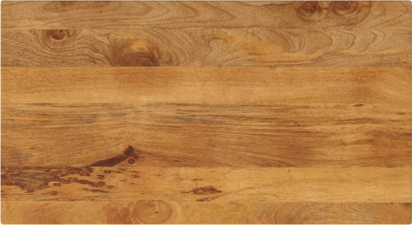 vidaXL Tischplatte 100x60x2,5 cm Rechteckig Massivholz Mango 371600
