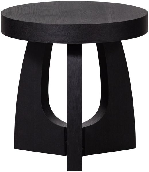 Beistelltisch Tala Ø 45 cm, Schwarz