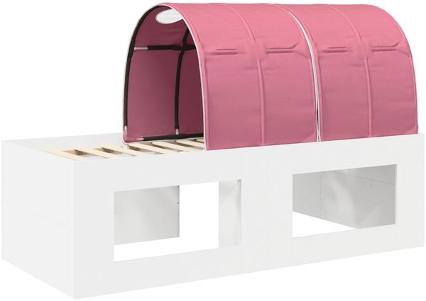 vidaXL Bettrahmen mit Tunnel 3 Stk. Weiß und Rosa Holzwerkstoff 3423644 Bild 8