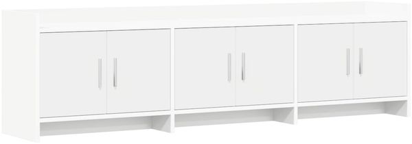vidaXL TV-Schränk 168 x 33 x 47 cm Weiß Holzwerkstoff 8011203