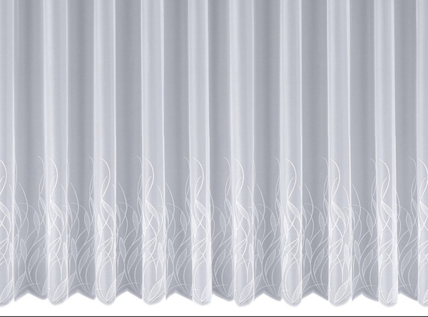 Neusser Collection Store mit Gardinenband Caroline Jaquard weiß 300x160 cm