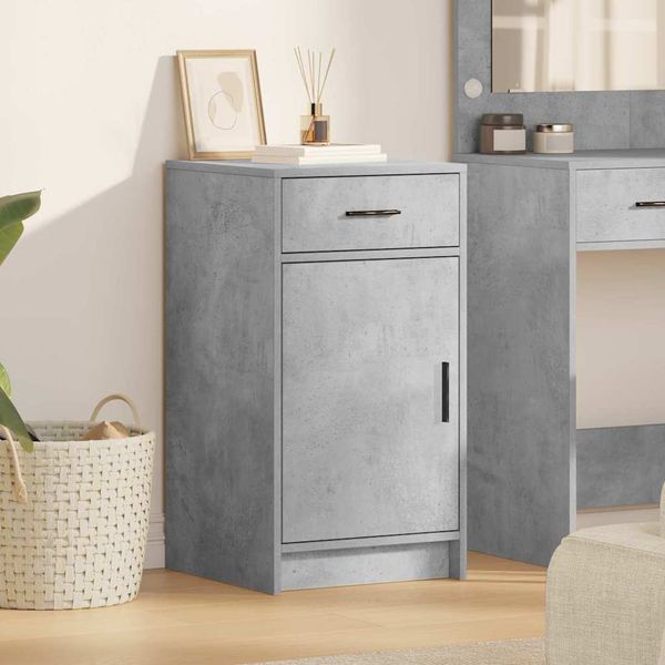 vidaXL Sideboard Beton Grau 40 x 40,5 x 75 cm Holzwerkstoff 865067