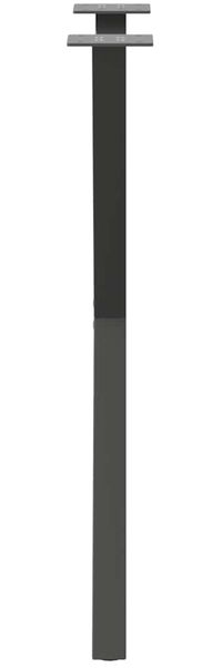 vidaXL Esstischbeine X-Form 2 Stk. Anthrazit 50x(72-73) cm Stahl 4012910 Bild 6