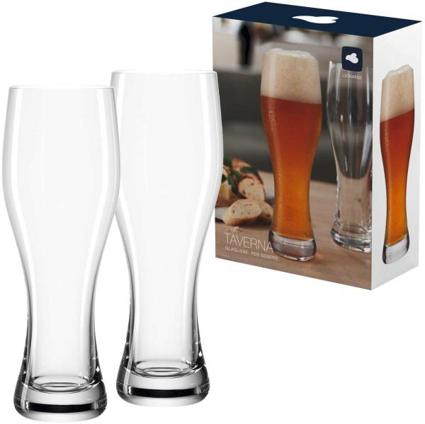 LEONARDO Bierglas Taverna. ca. 500 ml. 2er Set. hoch