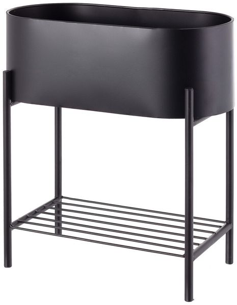 Dekoria Blumenständer Valery Duo 40x19x45cm black