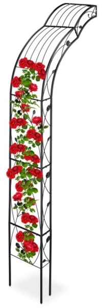 Halbrunder Rosenbogen zur Wandmontage