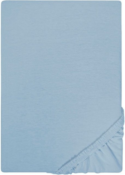 Castell Jersey-Stretch-Spannbetttuch 0077113, taubenblau, 1x 120x200 cm Bild 4