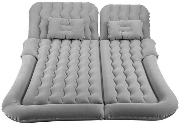 Clanmacy Luftbett Auto Luftbett Aufblasbare mit 12V Pumpe 178 x 126 x 13cm grau, (1-tlg)