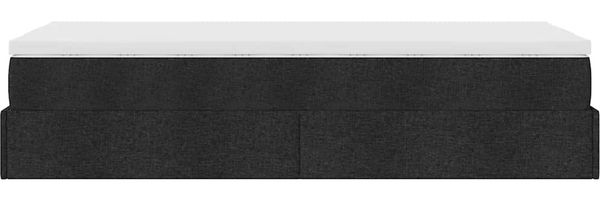 vidaXL Ottoman-Bett mit Matratze Schwarz 90x190 cm Stoff 3311073 Bild 9