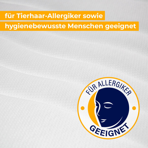 BeCo Onyx Matratze Höhe 21 cm | ergonomischer Schlaf wie im Luxus-Hotel | wahlweise als Federkern oder Kaltschaum | Oeko-TEX® & CertiPUR Zertifiziert Größe 100 x 200 cm Härtegrad Kaltschaum FEST Bild 7