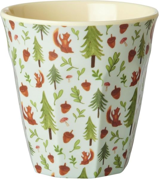 Rice Blue Happy Forest Print Melamin Becher 250 ml