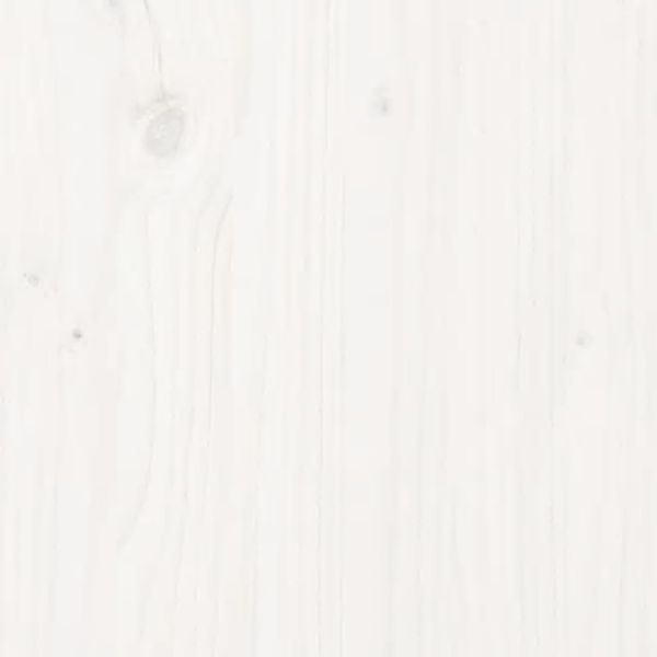 vidaXL Massivholzbett Weiß 160x200 cm [3104684] Bild 5