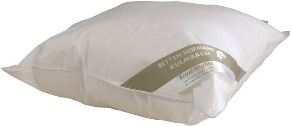 Hofmann Franken Kissen Kopfkissen Federkissen 65x65 cm 15% Daunen 700g waschbar