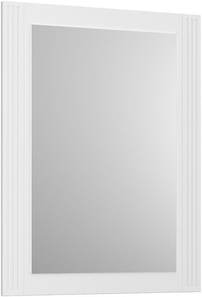 BADEDU RILA Spiegel 60 cm breit, Weiß matt