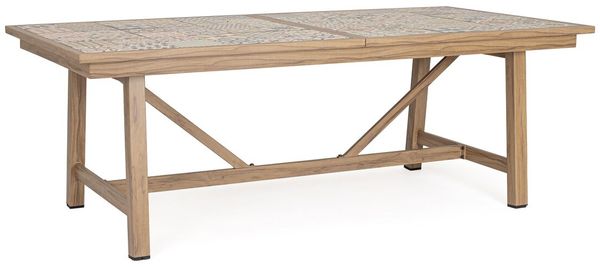 Gartenesstisch Aremilak Ausziehbar - Aluminium Desert Sand, 212-285 x 106 cm