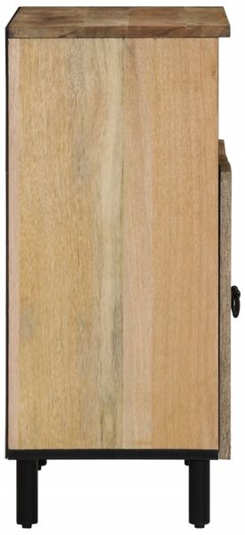 vidaXL Beistellschrank 60x33x75 cm Massivholz Mango 358237 Bild 6