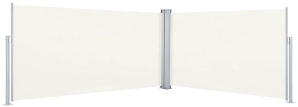 vidaXL Seitenmarkise Ausziehbar Creme 160x600 cm 317995