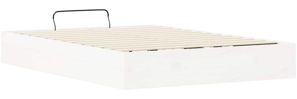 vidaXL Ottoman Bettgestell mit Stauraum Weiß 135 x 190 cm 3418778 Bild 8